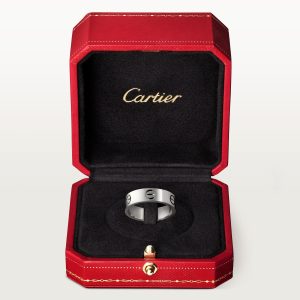 Nhẫn Cartier Love Chế Tác Bạch Kim PT950 Hong Kong Bản Lớn 5 (6)