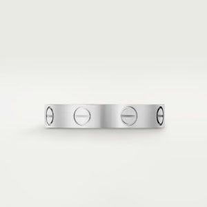 Nhẫn Cartier Love Chế Tác Hong Kong Platinum PT950 Bản Trơn 3 (1)