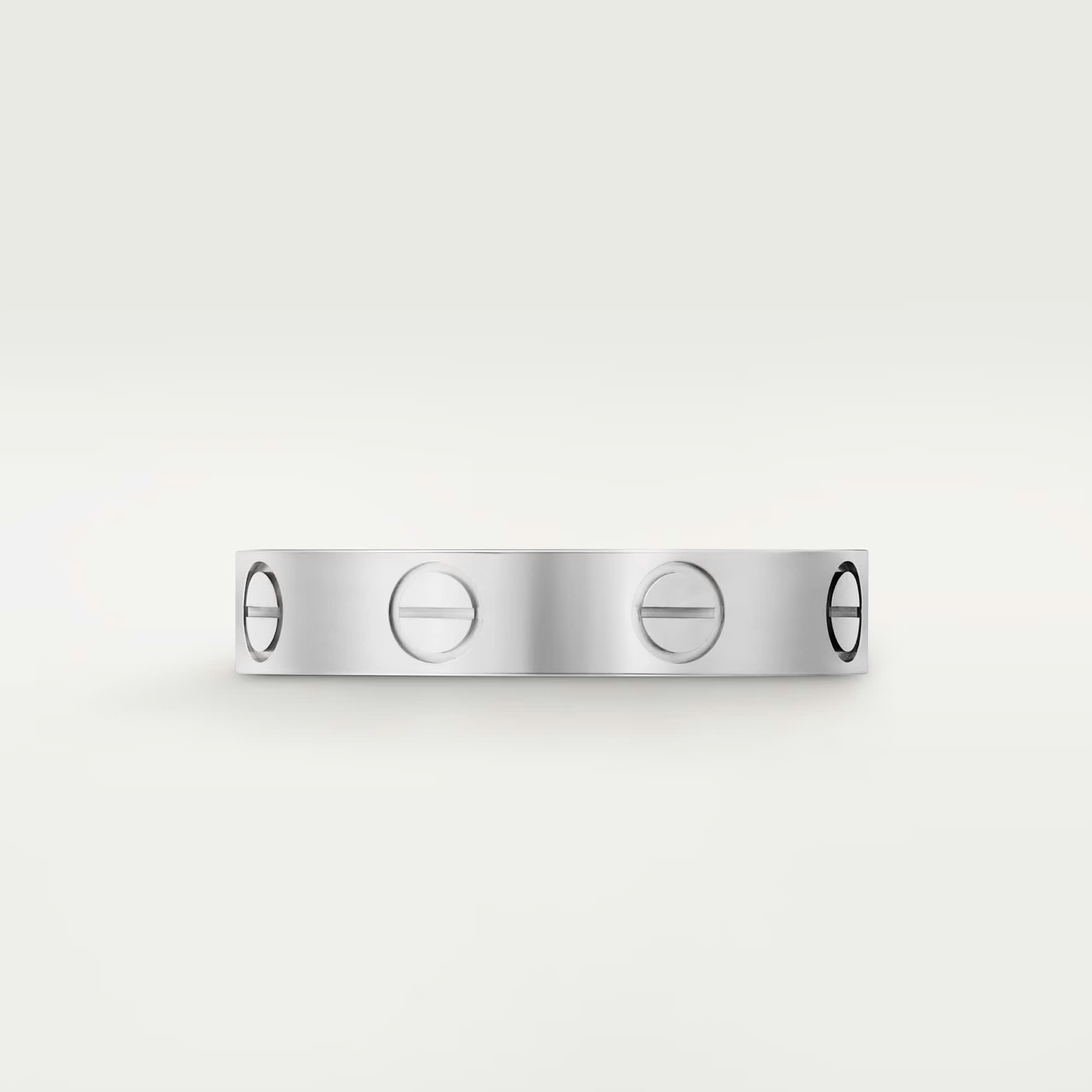 Nhẫn Cartier Love Chế Tác Hong Kong Platinum PT950 Bản Trơn 3 (3) Nhẫn Cartier Love Chế Tác Hong Kong Platinum PT950 Bản Trơn 3 (1)