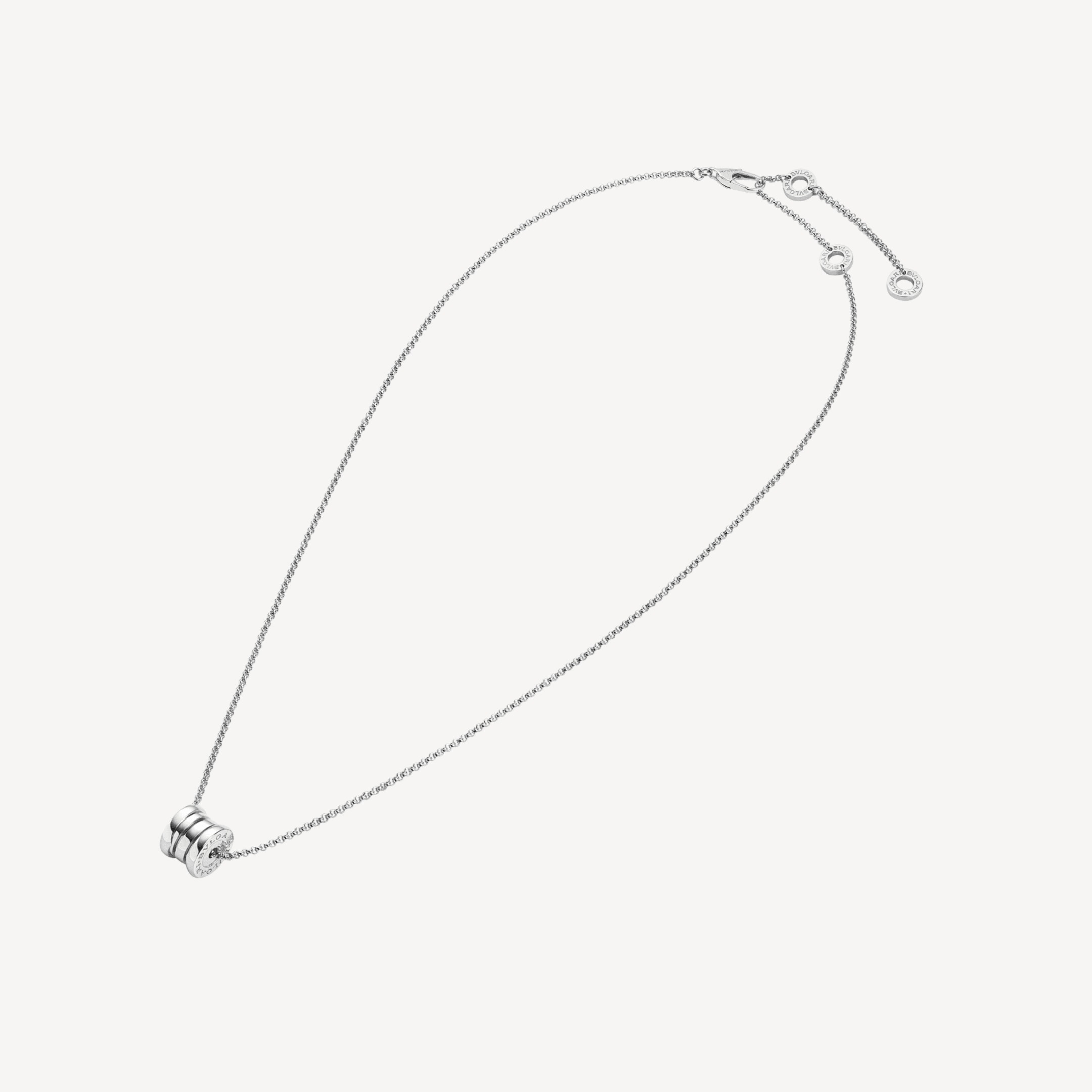 Vòng Cổ Bvlgari B.ZERO1 Mini Chế Tác Vàng Trắng 18K 38 - 41.5 - 45cm Vòng Cổ Bvlgari B.ZERO1 Mini Chế Tác Vàng Trắng 18K 38 - 41.5 - 45cm