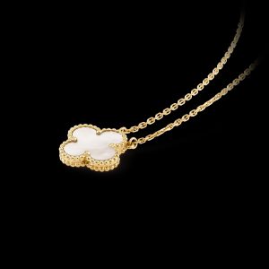 Vòng Cổ Van Cleef & Arpels Alhambra Chế Tác Mặt Khảm Trai MOP 15mm - 42cm 2 Vòng Cổ Van Cleef & Arpels Alhambra Chế Tác Mặt Khảm Trai MOP (1)