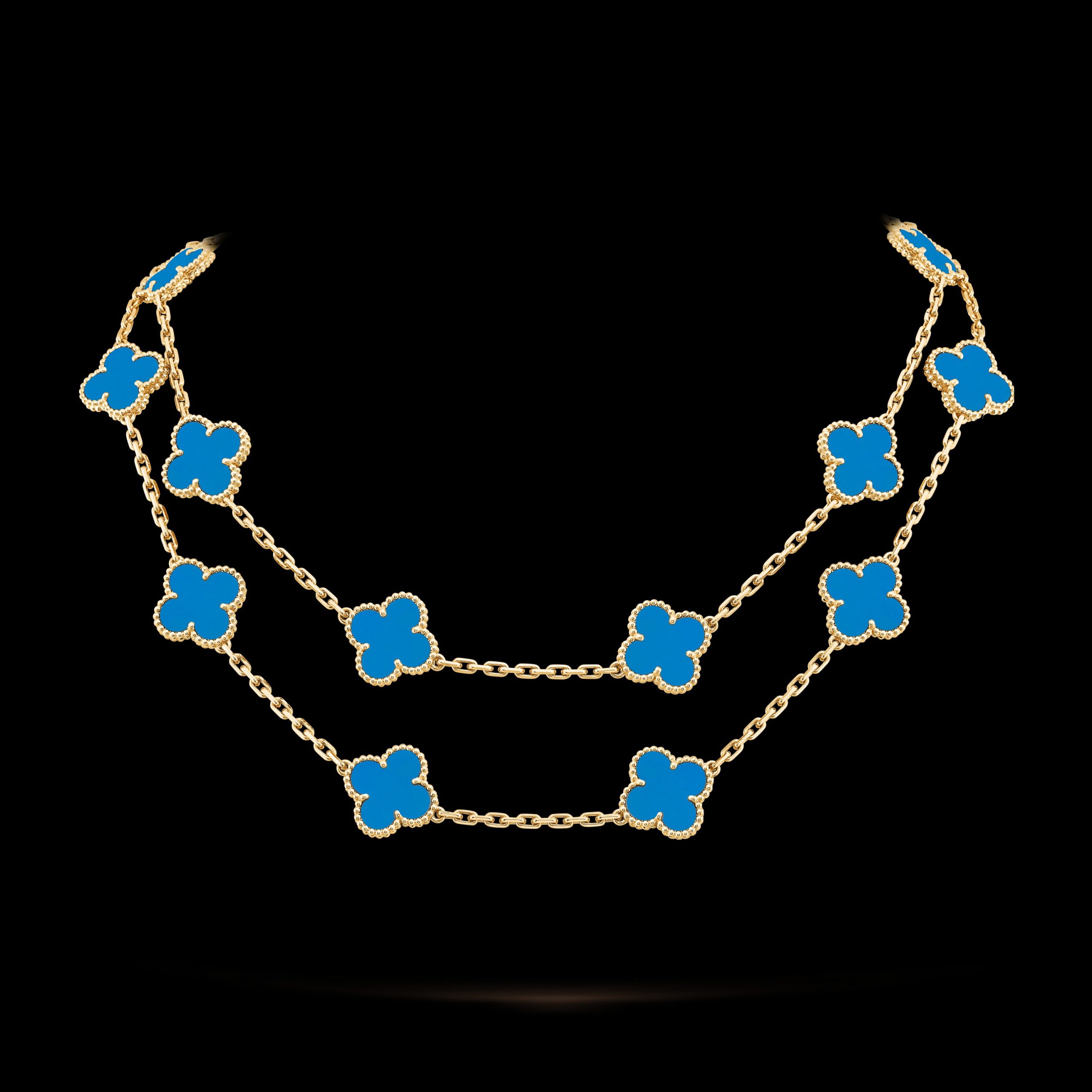 Vòng Cổ Van Cleef & Arpels Vintage Alhambra Chế Tác Dài 20 Họa Tiết (4) Vòng Cổ Van Cleef & Arpels Vintage Alhambra Chế Tác Dài 20 Họa Tiết (4)