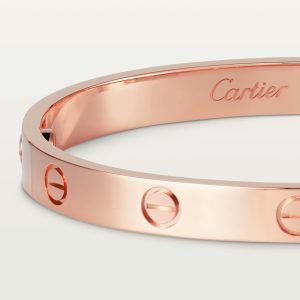 Vòng Tay Cartier Love Chế Tác Hong Kong Vàng Hồng 18K Chiều Rộng 6.1mm 3 Vòng Tay Cartier Love Chế Tác Hong Kong Vàng Hồng 18K (1)