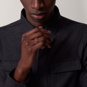 Nhẫn Cartier Juste Un Clou Small Model Chế Tác Vàng Trắng 18K