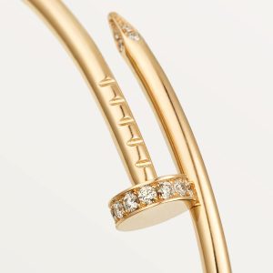 Vòng Tay Cartier Juste un Clou Small Size Vàng 18K Kim Cương (1)