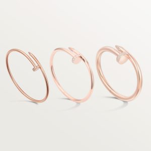 Vòng Tay Cartier Juste un Clou Small Size Vàng Hồng Kim Cương Rộng 2 (1)