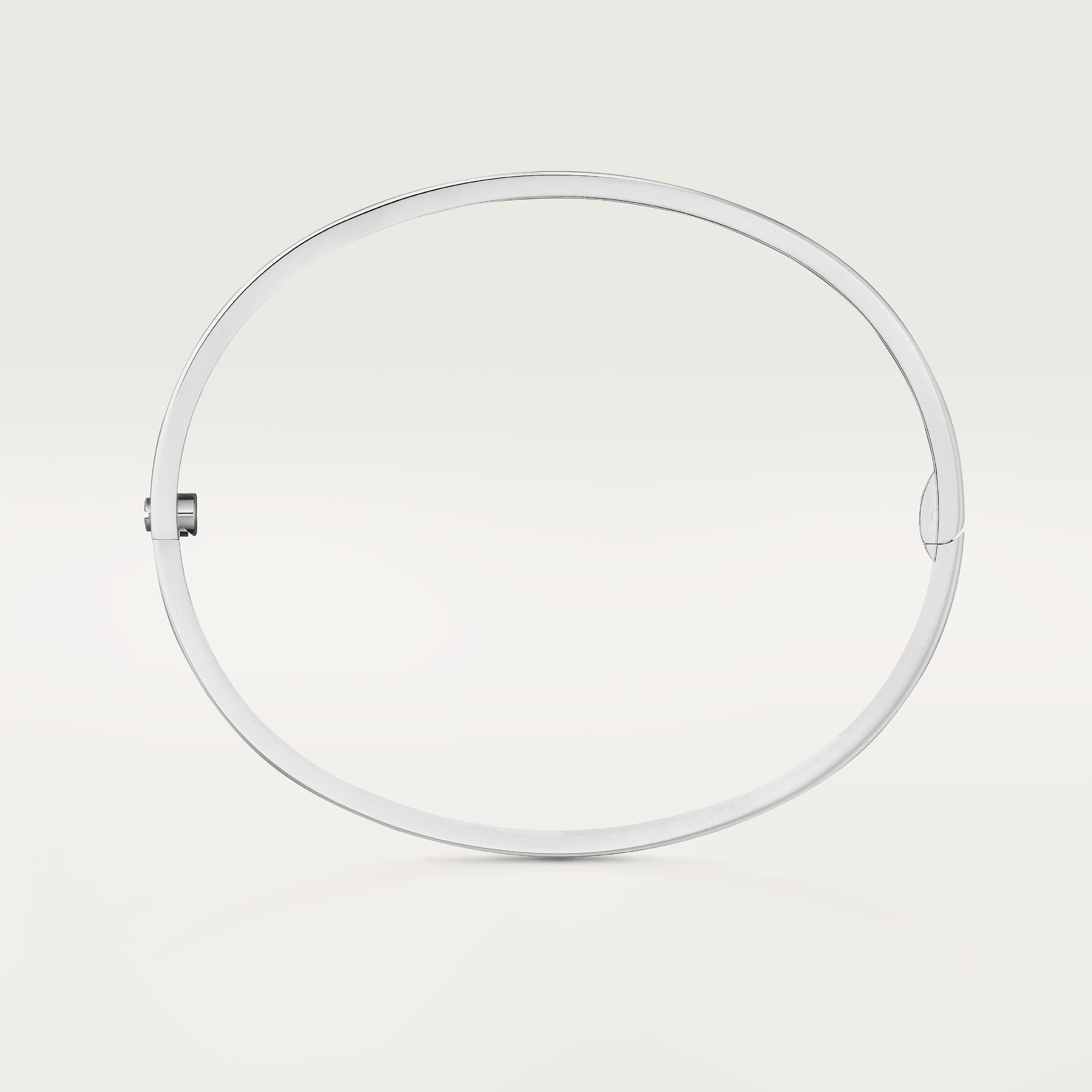 Vòng Tay Cartier Love Small Model Chế Tác Vàng Trắng 18K R (7) Vòng Tay Cartier Love Small Model Chế Tác Vàng Trắng 18K R (1)