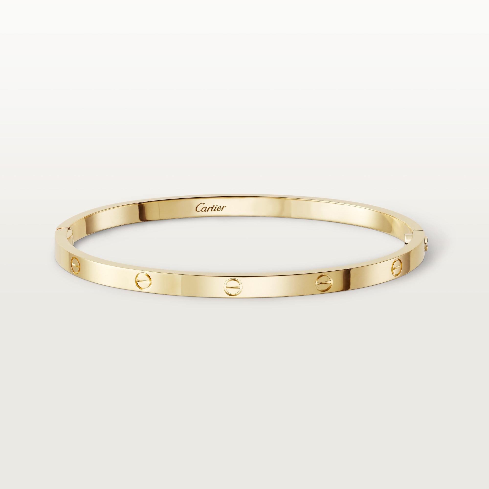 Vòng Tay Cartier Love Small Model Chế Tác Vàng Vàng 18K (1) Vòng Tay Cartier Love Small Model Chế Tác Vàng Vàng 18K (2)