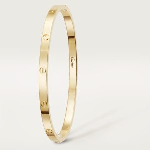 Vòng Tay Cartier Love Small Model Chế Tác Vàng Vàng 18K (2)