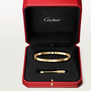 Vòng Tay Cartier Love Small Model Chế Tác Vàng Vàng 18K Rộng 3.65mm 7 Vòng Tay Cartier Love Small Model Chế Tác Vàng Vàng 18K (2)