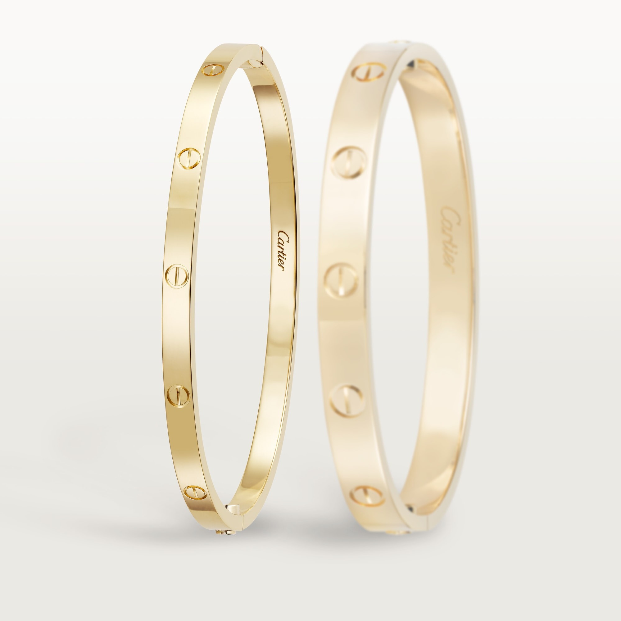 Vòng Tay Cartier Love Small Model Chế Tác Vàng Vàng 18K (5) Vòng Tay Cartier Love Small Model Chế Tác Vàng Vàng 18K (2)