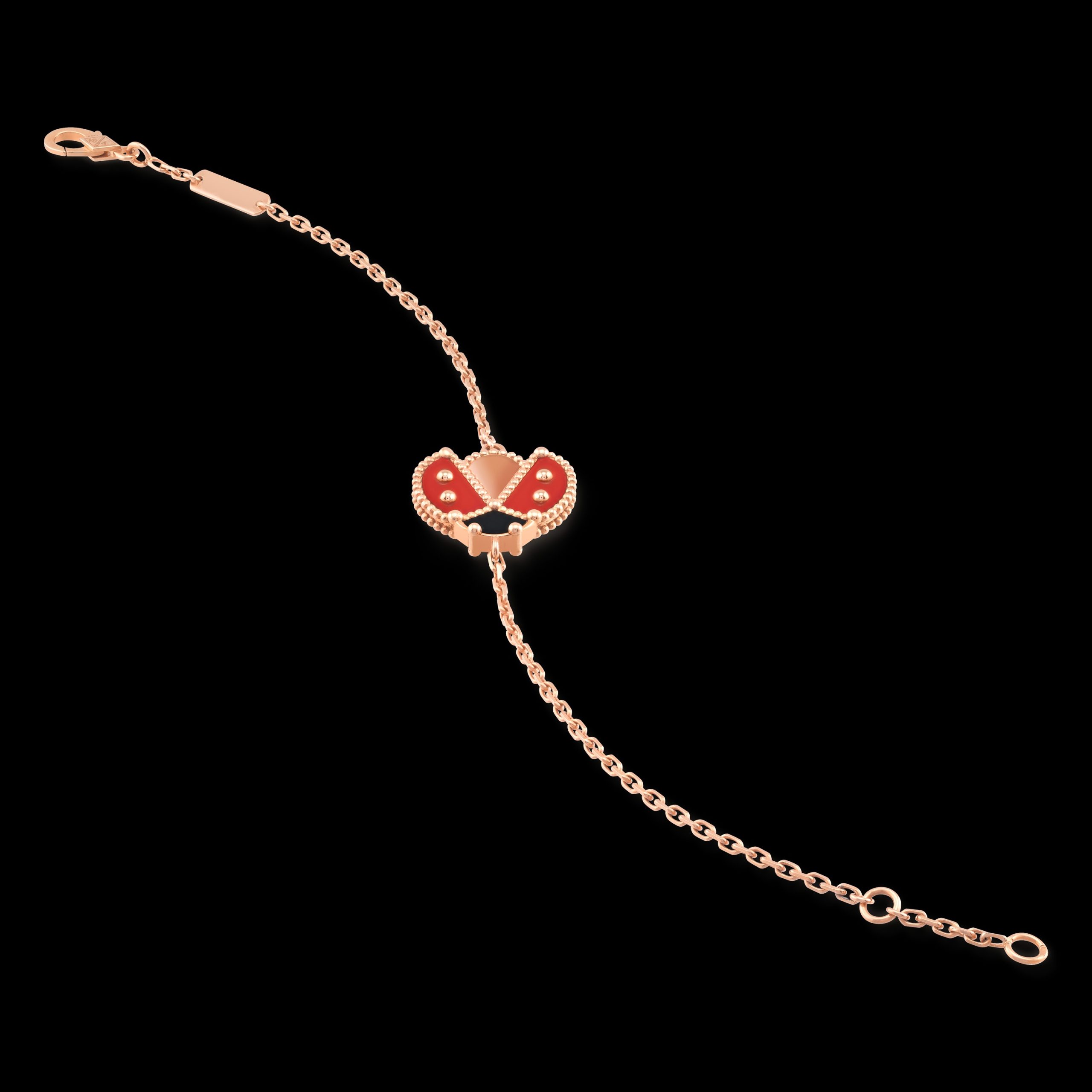 Vòng Tay Van Cleef & Arpels Lucky Spring Bọ Rùa Cánh Mở Vàng Hồng 18K Vòng Tay Van Cleef & Arpels Lucky Spring Bọ Rùa Cánh Mở Vàng Hồng 18K