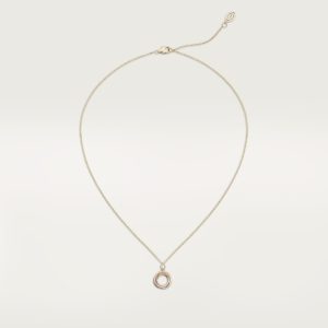 Vòng Cổ Cartier Trinity Chế Tác Vàng 18K Kim Cương Tự Nhiên Chiều Dài 36-40cm (1)