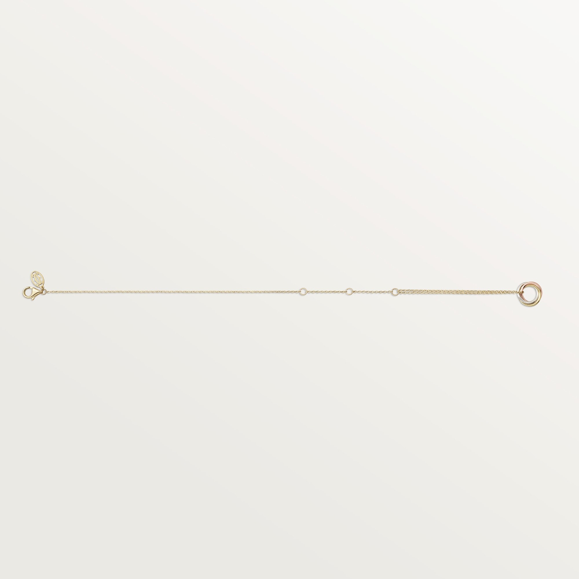 Vòng Tay Cartier Trinity Chế Tác Hong Kong Vàng 18K Chiều Dài 13-18cm (5) Vòng Tay Cartier Trinity Chế Tác Hong Kong Vàng 18K Chiều Dài 13-18cm (1)