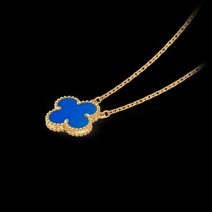 Vòng Cổ Van Cleef & Arpels Chế Tác Vàng Vàng 18K Đá Mã Não Xanh Dương 15mm Dài 42cm 2 Vòng Cổ Van Cleef & Arpels Chế Tác Vàng Vàng 18K Đá Mã Não Xanh Dương 42cm (4)