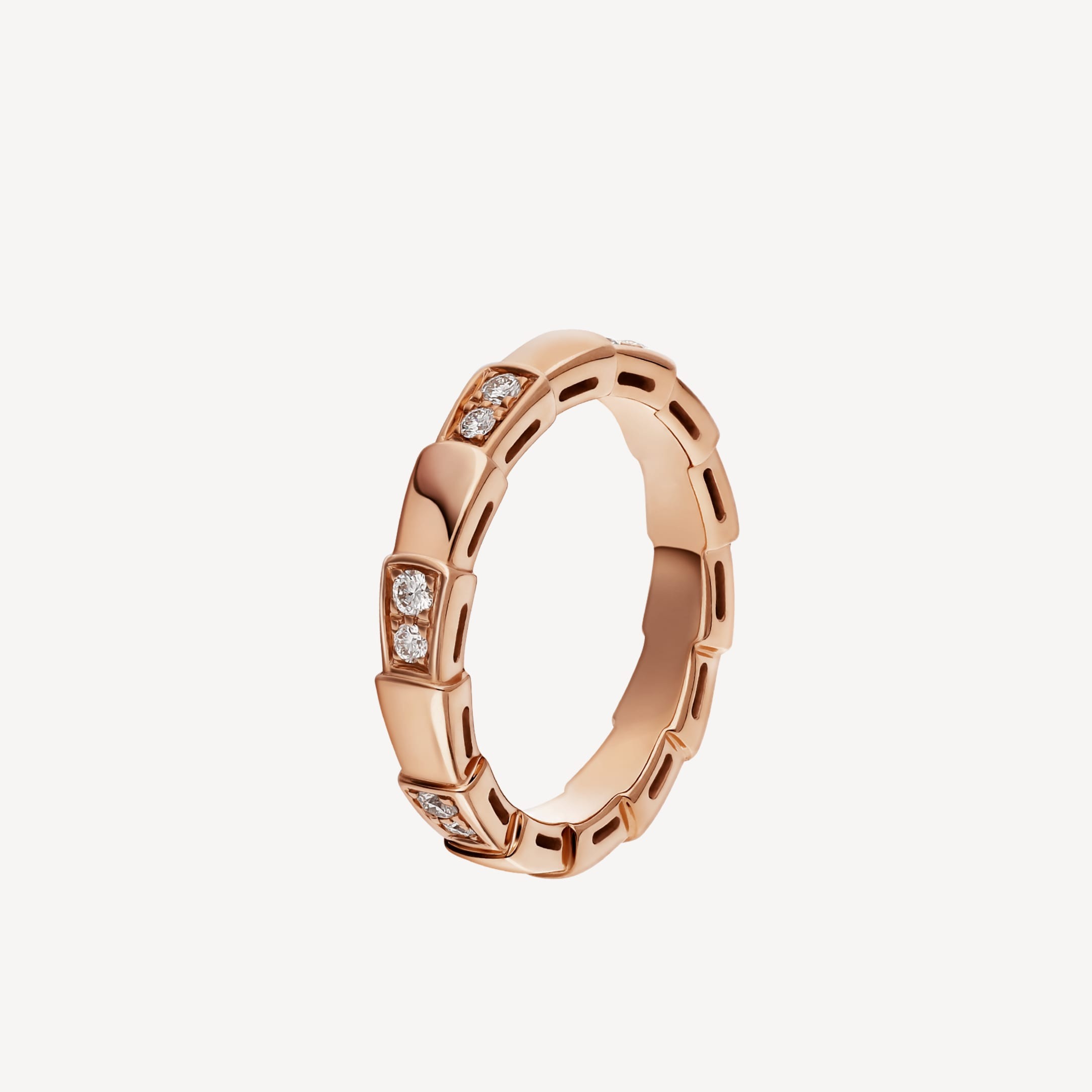 Nhẫn Kim Cương Bvlgari Serpenti Viper Rắn Chế Tác Vàng Hồng 18K Nhập Khẩu (1) Nhẫn Kim Cương Bvlgari Serpenti Viper Rắn Chế Tác Vàng Hồng 18K Nhập Khẩu (1)