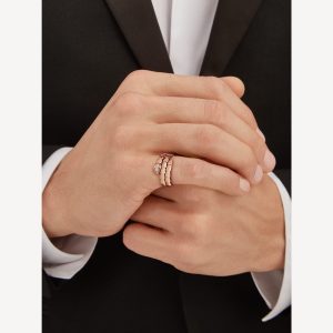 Nhan Ran Bvlgari Serpenti Viper Che Tac Vang Y AU750 Kim Cuong Tu Nhien 2