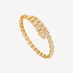 Vòng Tay Serpenti Viper Full Pavé Diamonds Vàng Vàng 18K Kim Cương Tự Nhiên (4)