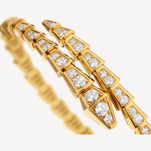 Vòng Tay Serpenti Viper Full Pavé Diamonds Vàng Vàng 18K Kim Cương Tự Nhiên (4)