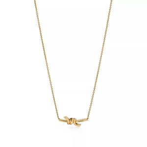 Dây Chuyền Tiffany & Co Knot Small Chế Tác Vàng 18K Kim Cương Tự Nhiên 43cm 3 Dây Chuyền Tiffany & Co Knot Small Chế Tác Vàng 18K Kim Cương Tự Nhiên 43cm (1)