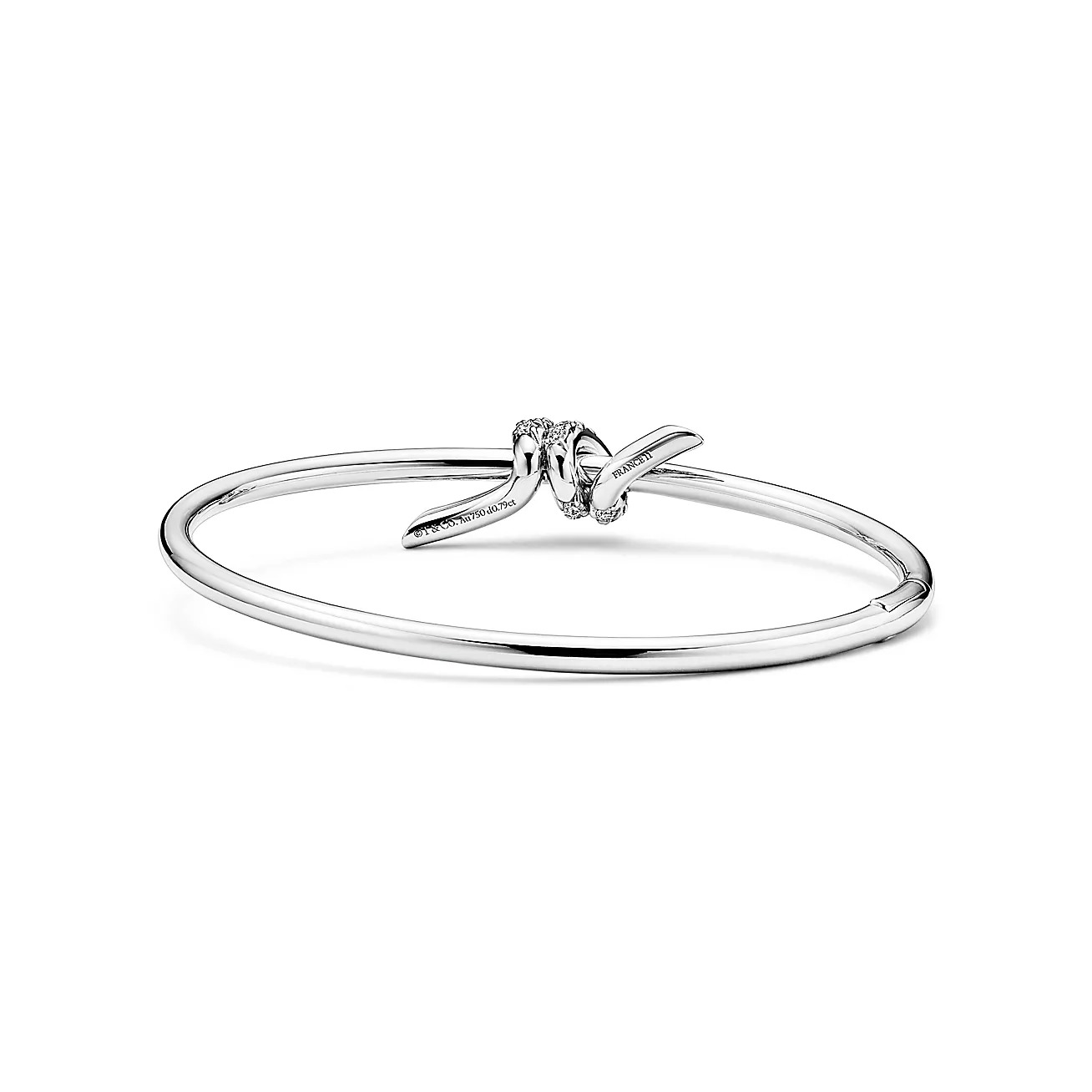 Lắc Tay Tiffany & CO Knot Wire Bangle Chế Tác Vàng Trắng 18K Kim Cương Tự Nhiên (5) Lắc Tay Tiffany & CO Knot Wire Bangle Chế Tác Vàng Trắng 18K Kim Cương Tự Nhiên (1)