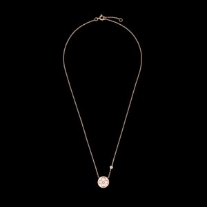 Vòng Cổ Louis Vuitton Color Blossom Sun BB Đá Xà Cừ Hồng Kim Cương Chế Tác Vàng 18K 41cm (4)