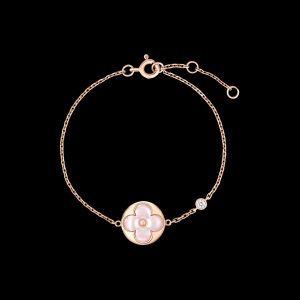Vòng Tay Louis Vuitton Color Blossom Sun BB Chế Vàng Vàng Hồng 18K Kim Cương Tự Nhiên 17,5cm (2)