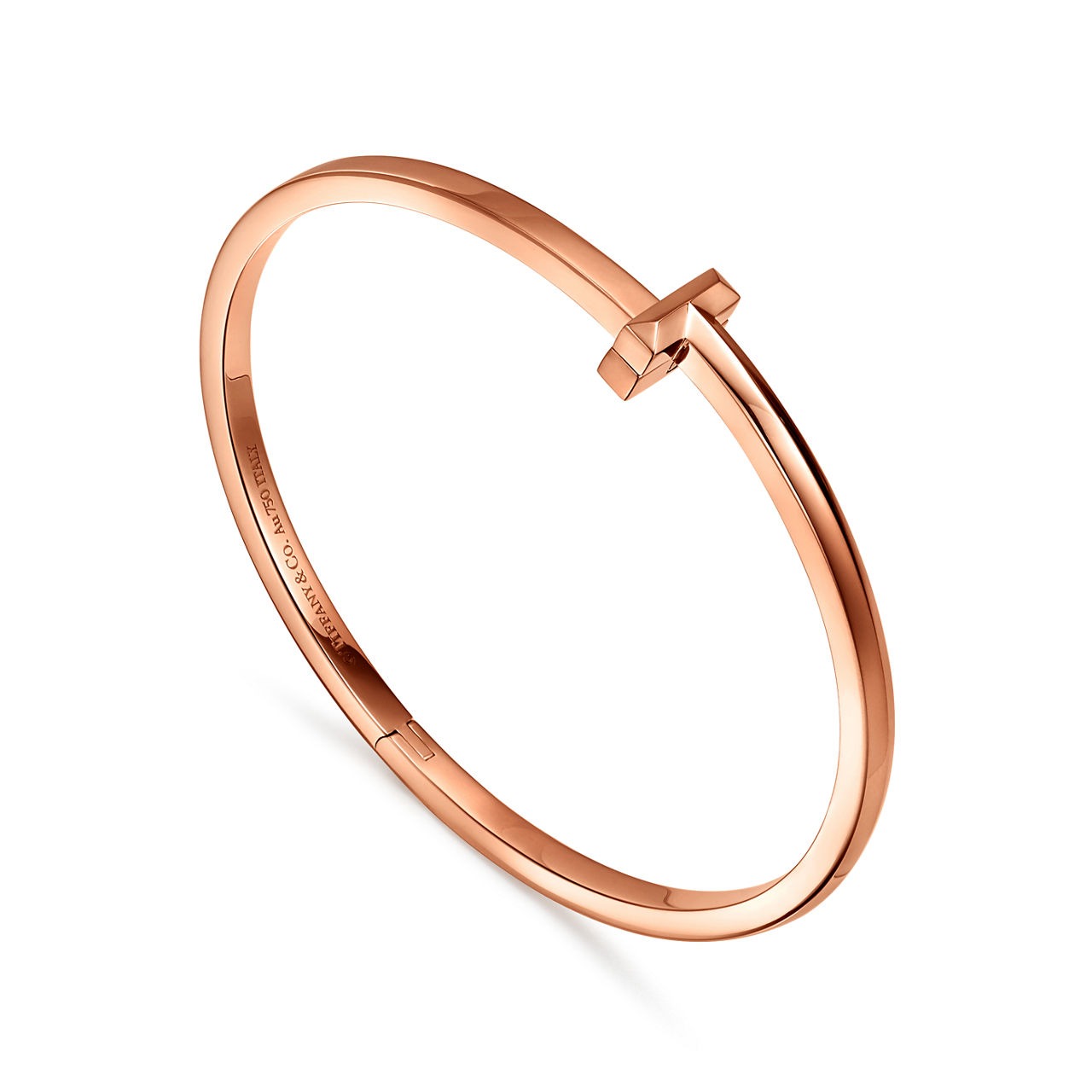 Lắc Tay Tiffany T T1 Narrow Hinged Bangle Vàng 18K Chế Tác Hong Kong (13) Lac Tay Tiffany T T1 Narrow Hinged Bangle Vang 18K Che Tac Hong Kong 13
