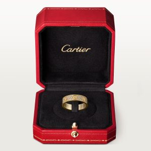 Nhẫn Cartier Love Đính Full Kim Cương Thiên Nhiên 3 Hàng Chế Tác Hong Kong (7)