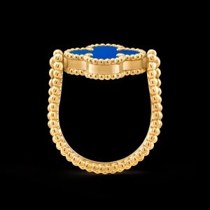 Nhẫn Van Cleef & Apels Vintage Alhambra Reversible Chế Tác Vàng 18K Kim Cương Đá Mã Não Xanh 3 Nhan Van Cleef Apels Vintage Alhambra Reversible Che Tac Vang 18K Kim Cuong Da Ma Nao Xanh 5