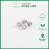 Bông Tai Bạc 925 Nụ 3 Chấu Đính Moissanite 6 Li Dạng Đinh Tán MiE Jewelry BTBM001