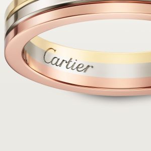 Nhẫn Cartier Vendome Louis Chế Tác Vàng 18K Nhập Khẩu Hong Kong 3,5mm (1)