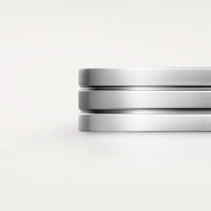 Nhan Cartier Vendome Louis Che Tac Vang Trang 18K Nhap Khau Hong Kong 48mm 4