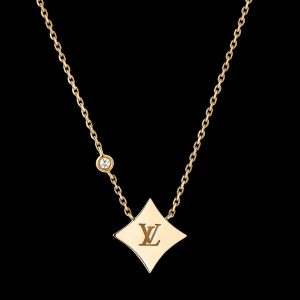Vòng Cổ Louis Vuitton Color Blossom Star BB Vàng 18K Đá Amazonite 1 Viên Kim Cương 41cm 2 Vong Co Louis Vuitton Color Blossom Star BB Vang 18K Da Amazonite 1 Vien Kim Cuong 41cm 3